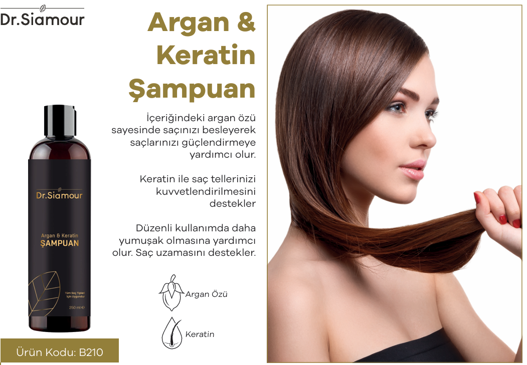 Dr. Siamour Argan & Keratin Şampuan