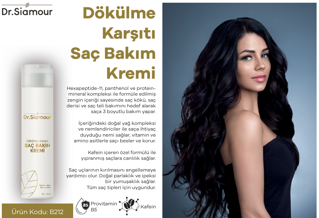 Dr. Siamour Dökülme Karşıtı Saç Bakım Kremi