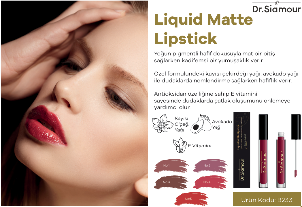 Dr. Siamour Liquid Matte Lipstick