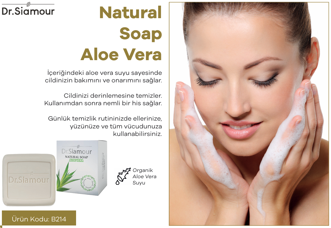 Dr. Siamour Natural Soap Aloe Vera