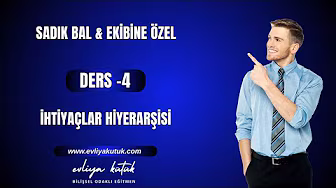 Ders 4: İhtiyaçlar Hiyerarşisi