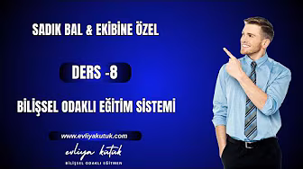 Ders 8: Bilişsel Odaklı Eğitim Sistemi