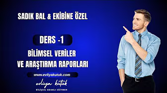 Ders 1: Bilimsel Veriler ve Araştırma Raporları Neden Network Marketing Yapmalıyız?